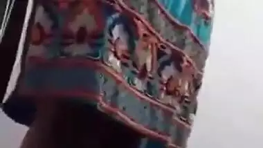 Mature Aunty Big Boobs Changing Dress