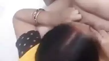 Blowjob on chair