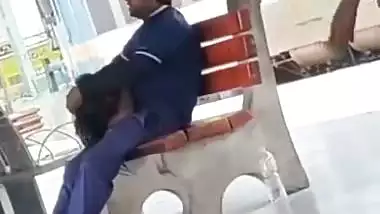 Randi in railway station sucking dick caught by voyeur