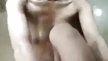 Sexually excited Desi Wife Selfie Naked MMS clip discharged for secret bf