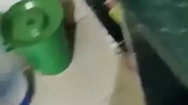 Guy takes camera to follow pretty Desi wife and film porn video