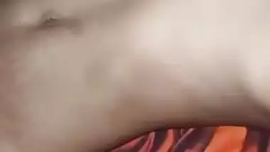 Desi wife tries to stop man who makes a XXX show of her naked beauty