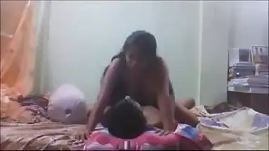 Desi legal age teenager rides her boyfriend and enjoys hardcore home sex