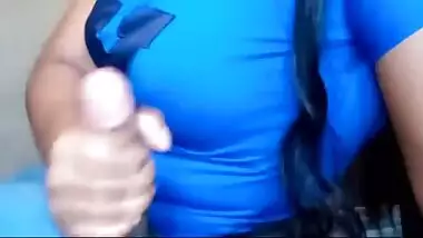 Desi bahbi handjob husband cock