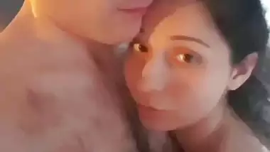 Hot Indian babe rides on Australian BF’s dick in NRI porn