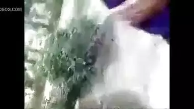 Fair Muslim bhabhi’s boobs squeezed in public