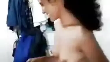 Woman is proud of her XXX tits so she exposes them on sex camera
