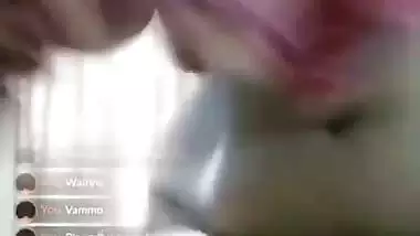 Cute Telugu bhabhi shows big boobs and hot pussy