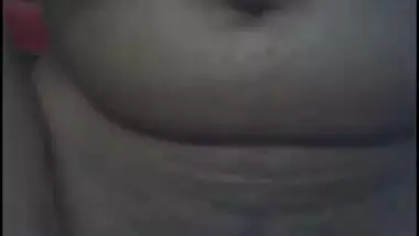 Mature Indian housewife in blue.