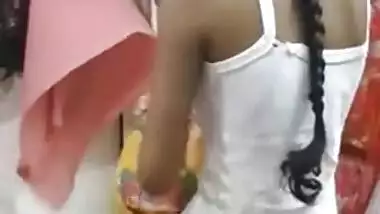 Slender Desi teen obediently takes off all XXX clothes in front of BF