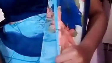 Tamil wife swetha saree change