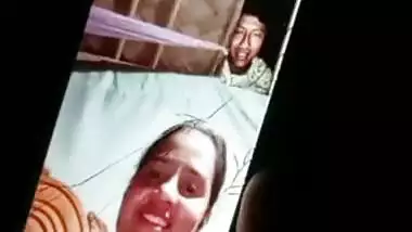 Chubby village aunty shows nude figure on video call