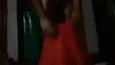 Busty cutie with big boobs shows how she XXX plays with Desi cunt