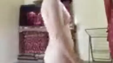 Desi girl just takes off clothes but it's kind of porn for her