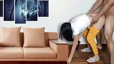 Very Hot Sri Lankan Girl Fucking With Her Boss In Hotel Room After Work For Her Next Promotion