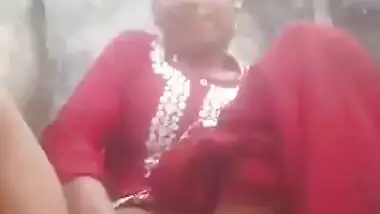 Bangladeshi horny village girl fingering on selfie cam