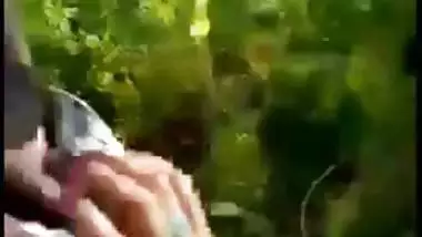 Hubby finally caught wife fuck with lover outdoor in jungle , Desi XXX mms