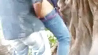 Outdoor hardcore chudai of big boobs sexy Indian wife