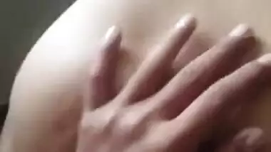 Busty Desi XXX girl jerks off her boyfriend’s hard cock on cam MMS