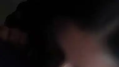 Attractive eyes and boobs of hot Indian girlfriend