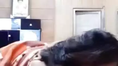 Desi MILF sucking cock of her BF