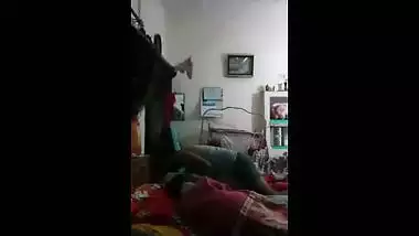 College girl receives fucked by landlord infront of her roommate