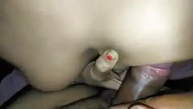 Indian girl rubs her boobies against a small cock in first-person porn