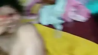 Shy Desi Girl Boobs Record By Bf