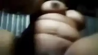 Unsatisfied Bangladeshi Married Horny Bhabi Applying CoconutOil In Pussy And Masturbating With Cucumber