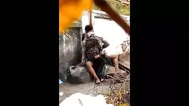 Nice-looking legal age teenager hotty enjoys outdoor sex with her lover