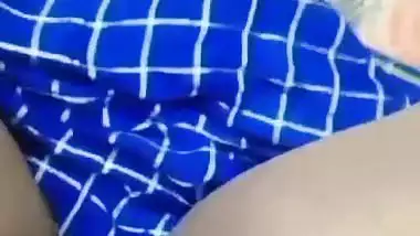 Chubby village aunty showing muskmelon big boobs