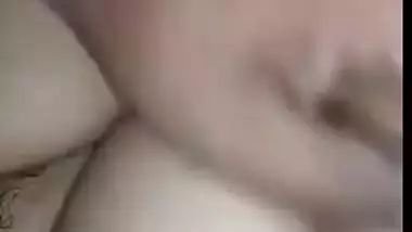 Desi aunty with XXX bush enjoys hardcore pounding in hot MMS video