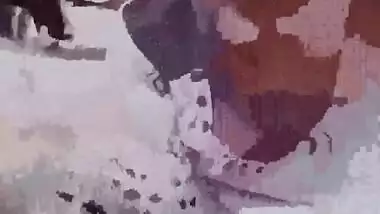 Gaon ki Chamiya Lavanya showing her Nipple with her Mother in the background