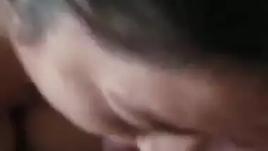 Indian Desi Girl(Escort) giving Blowjob to me in OYO room