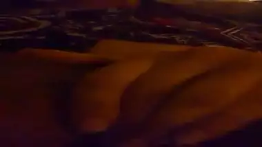 Comely Paki girl films solo video where she plays with her XXX jugs