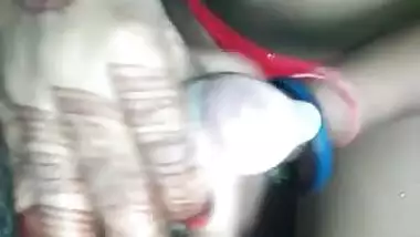 Bhabhi Applying condom
