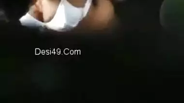 There is a hole in the roof and perv uses it to film Desi neighbor girl