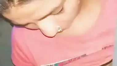 Sexy Bhabhi catches her Devar jerking and gives a handjob