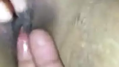 Newly Married Wife Pussy Fingering by Husband