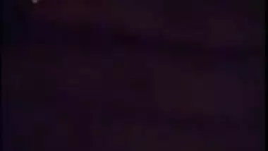 Young gal in red lingerie teases her XXX Desi pussy for the camera