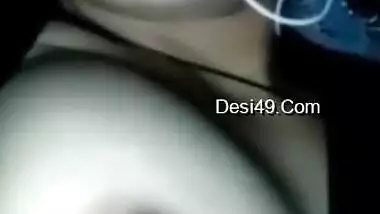 Today Exclusive- Sexy Bihari Girl Showing Her Boobs On Video Call Part 5