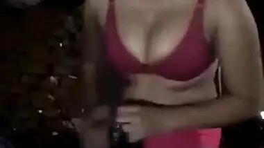 Hot sexy Desi college Gf Wearing clothes