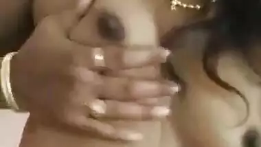 Desi must watch selfies NIPPLE Clamps ASS Fingering PUSSY play & DILDO ride part 5