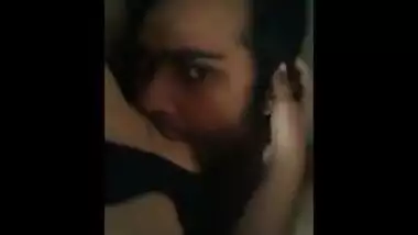 Desi guy worships XXX tits of sexy classmate in scandal MMS video