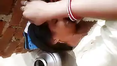 Village couple romance with lover