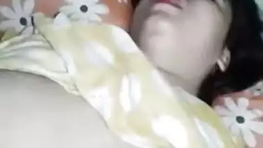 Desi Bhabhi is fucked by XXX lover with a condom on in her bedroom