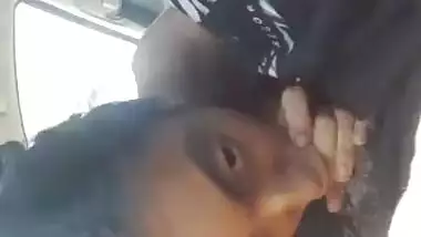 Claire fucks Vance's Big Black Cock with her mouth on a long ride